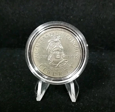 1989-S  Congress Bicentennial Half Dollar In OGP Capsule #4977 - Image 1 of 2