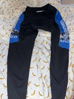 Sponsored  Cycling Pants 2 Pair Sz X Large, Padded, Zip Ankles, Compression - Image 1 of 4