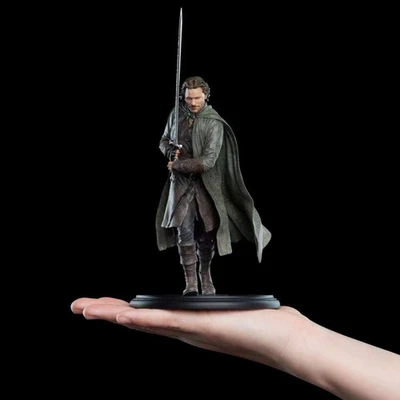 Weta El Señor de los Anillos ARAGORN Miniatura Estatua Figura Modelo Exhibición Foto 1 de 4