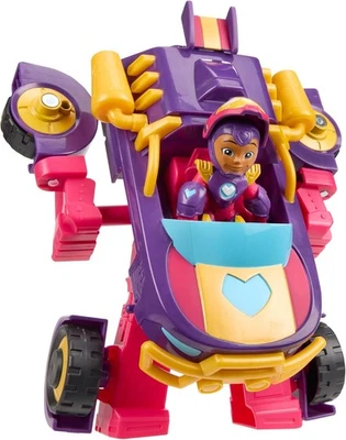 IRON MAN AND HIS AWESOME FRIENDS Marvel Ironheart 2-in-1 Mech Suit &...  - Image 1 of 4