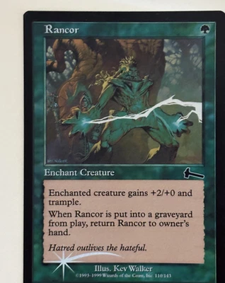 Rancor - FOIL Urza's Legacy *NM/LP* - Magic the Gathering MTG - Image 1 of 4