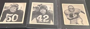 1948 Bowman Football Card Lot 3 Different - Picture 1 of 2