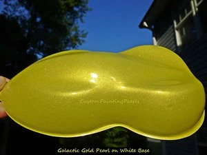 25g Galactic Yellow Pearl Pigment Automotive Lacquer Acrylic  Clear Matte - Picture 1 of 2
