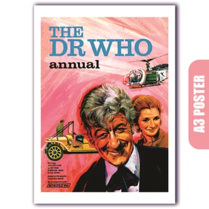 Doctor Who 1970 Annual Cover Artwork (Reproduction A3 Poster) - Imagen 1 de 4