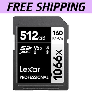 Carte SD Premium 512 Go avec vitesse de lecture 160 Mo/s pour reflex numériques et appareils photo sans miroir - Photo 1 sur 10