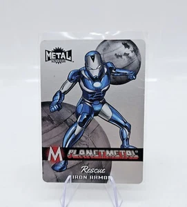 2024 Marvel Metal Universe Rescue #PM13 Planet Metal Iron Armor - Picture 1 of 2