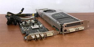 NVidia Quadro FX5600 1.5GB PCIE Dual DVI Video Graphics Card & SDI Option Card - Picture 1 of 10