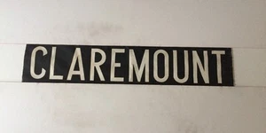 Halifax Vintage Destination Bus Rollo 60er Jahre 2 28" - Claremount - Bild 1 von 1