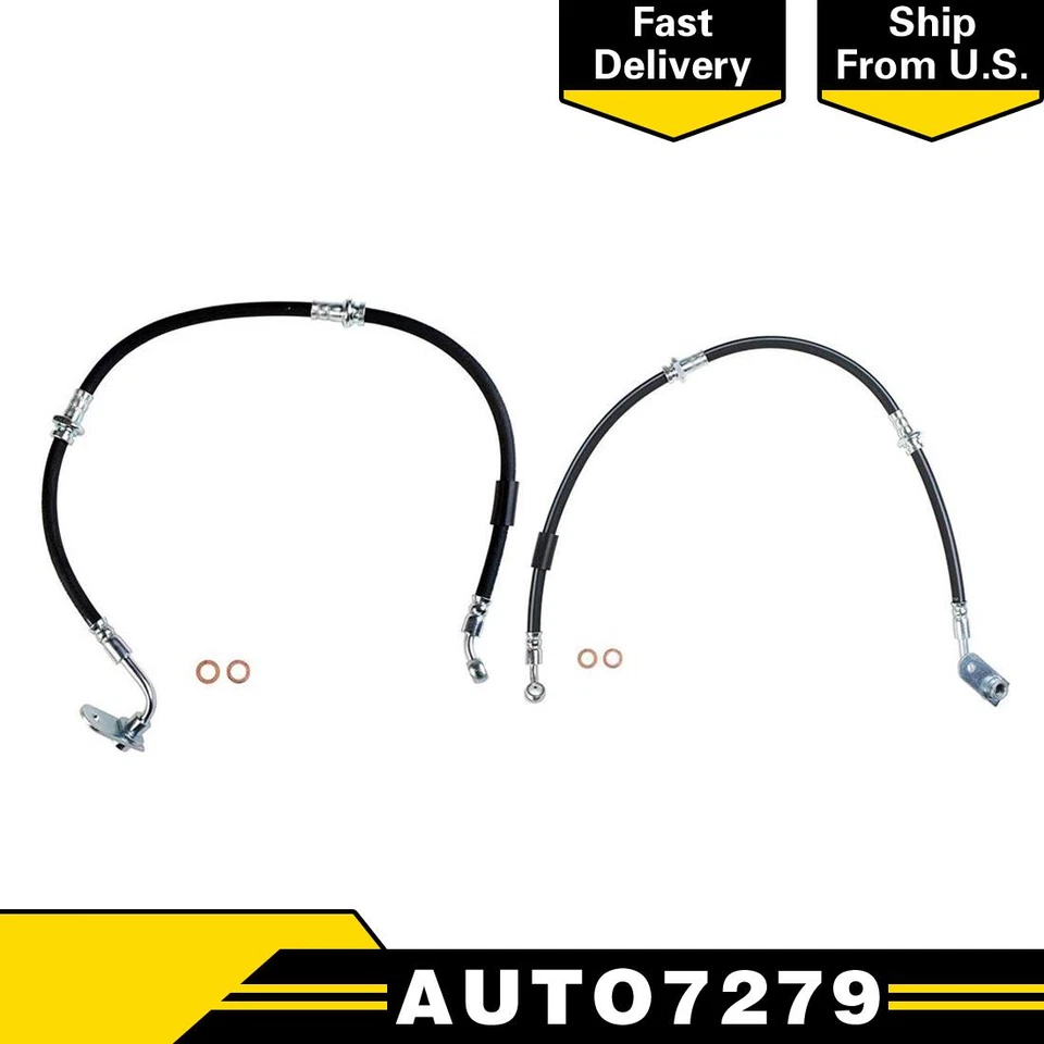 Manguera de freno de línea de freno delantera para Suzuki XL-7 2,7 L 2006 2005 2004 2002 2003 Foto 1 de 4