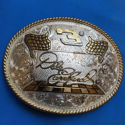 Montana Silversmiths Dale Earnhardt 3 Belt Buckle - Image 1 of 4
