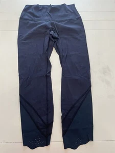 Leggings Lululemon Capris Mujer Azul Oscuro Talla 6 Elastizados Cortos #0063 - Imagen 1 de 8