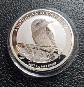 2021 1 oz Australian Silver Kookaburra Coin ~ 9999 Fine Silver ~ Perth Mint - Picture 1 of 6