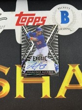 2023 LEAF EXOTIC BASEBALL FRANCISCO ALVAREZ ZEBRA /7 DC