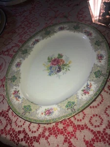 SHELLEY “GEORGIAN” PATTERN 13360 OVAL SERVING PLATTER 14 3/4" MADE In ENGLAND - Picture 1 of 10