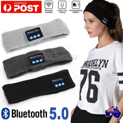 Wireless Bluetooth Stereo Eye Mask Headphones Earphone Sleep Music Mask - image 1 of 4