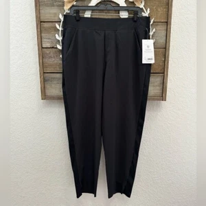 Athleta Brooklyn Ankle pants solid black ladies size 12 NWT - Picture 1 of 9