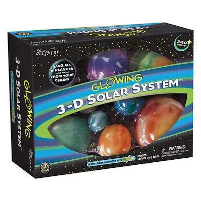 Kit Sistema Solar 3D Brilla en la Oscuridad con Planetas Estrellas y Guía Educativa Foto 1 de 4