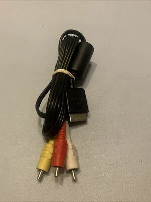 Genuine Sony Playstation Console AV Cable Cord PS2 Composite Lead - Image 1 of 4