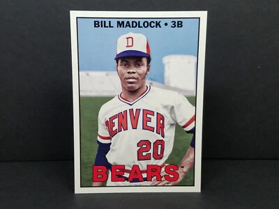 2023 Pro Debut #MILB-14 Bill Madlock, Denver Bears - MiLB Legends Insert - Image 1 of 2