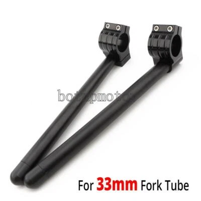 Motorcycle Clip-On Handlebars 7/8" 33mm for Honda CX500 CX500C CX500D Deluxe - Image 1 of 4