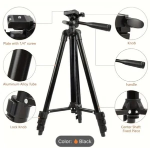 Black Camera Strudy Tripod Brand New With Box And Bag - Picture 1 of 4