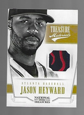 Jason Heyward 2012 National Treasures Treasure Materials Prime Patch 17/25 ⚾