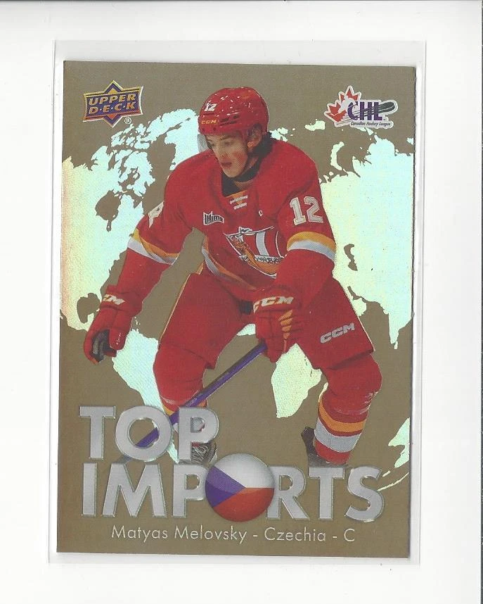 2022-23 Upper Deck CHL Top Imports #TI8 Matyas Melovsky  - Image 1 of 1