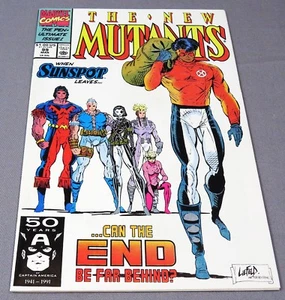THE NEW MUTANTS #99 (Shatterstar 1. App, Fabian Nicieza Sig) NM- Marvel 1991 - Bild 1 von 4