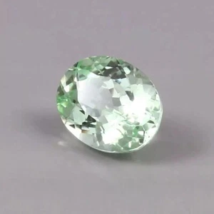 Hermosa piedra preciosa ovalada natural de 8-9 quilates de zafiro verde de lujo de Ceilán con certificación EGL - Imagen 1 de 5