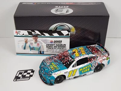 DENNY HAMLIN 2024 DOVER WIN VERSIÓN DE CARRERA MAVIS 1/24 ELITE DIECAST Foto 1 de 4