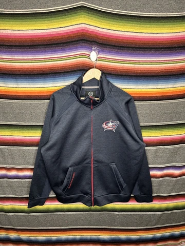 Columbus Blue Jackets GIII by Carl Banks Full Zip Jacket Men’s Size XL Cover