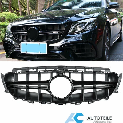 Kühlergrill Sport Grill passt für Mercedes W213 S213 C238 glanz schwarz - Bild 1 von 4