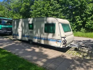 Wohnwagen Adria Caravan Unfallschaden Vandalismusschaden - Bild 1 von 1