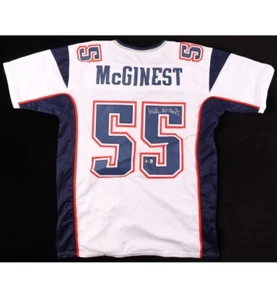Willie Mcginnest Signed/Autographed New England Patriots Jersey (Beckett) Xl - Picture 1 of 3