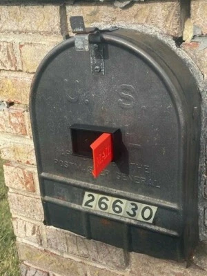 Front mounted Mailbox flag Great on brick/stone mailbox - *Fast Ship - Image 1 of 4