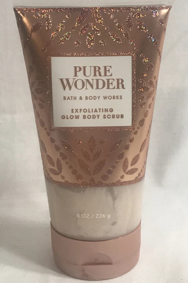 Bath And Body Works Pure Wonder Glow Body Scrub And Body Lotion Lot