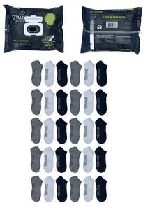 Spalding Erwachsene Herren 30er Pack No-Show Socken Größen 6,5-12 Herrensocken Yoga Pilates - Bild 1 von 2