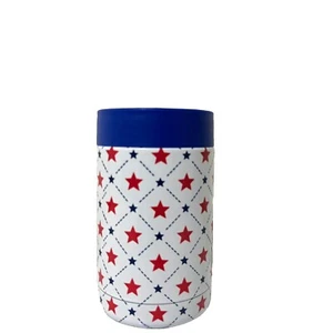 Bottle & Can Double Wall Insulated Cooler Beer & Soda Holder Stars - Picture 1 of 2