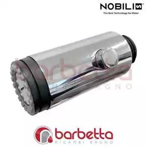 RICAMBIO DOCCETTA SPRAY Ø27 PER MOVE CON MOLLA E TAPPO CHIUSURA CROMO NOBILI RDO - Bild 1 von 2