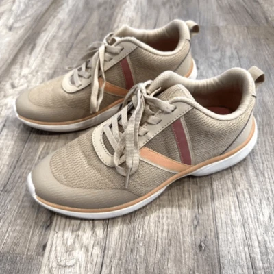 Zapatos deportivos Vionic para mujer Vortex Jolisa con cordones tejidos sémola talla 6 Foto 1 de 4