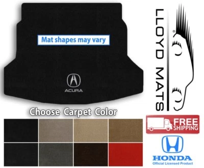Lloyd Velourtex Carpet Trunk Mats for Acura Vehicles - Choose Logo & Color - Image 1 of 4