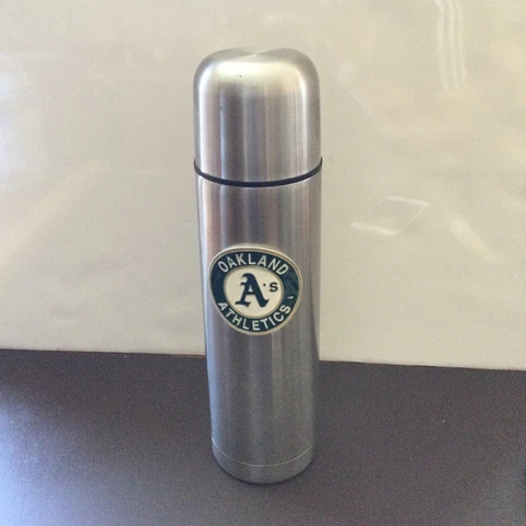 MLB Oakland A’s Athletics 28 Ounce Stainless Steel 11” Tall By 3” Wide Cover