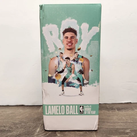 LaMelo Ball ROY Charlotte Hornets Bobblehead NBA 01/02/22 buzz city rookie New Cover