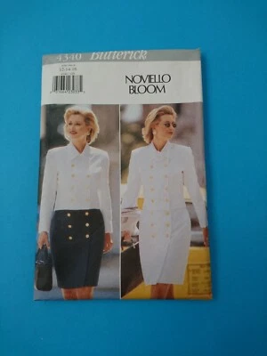 BUTTERICK 4340 PETITE JACKET & SKIRT Sewing Pattern Sizes 12-14-16 UNCUT - Image 1 of 4