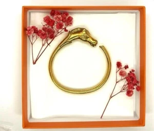 Hermes Cheval Horse Bangle Gold - Picture 1 of 6