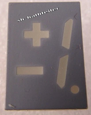 8 Stück D380PK -  ±1 - LED 7-Segment Anzeige Display 13mm ROT RED - 8pcs - Bild 1 von 2