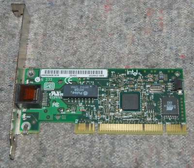 IBM Intel A52042-009 09P5023 RS6000 RJ-45 10/100Mbit PCI LAN adapter WORK - Image 1 of 3