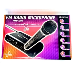 Vivanco kabelloses Mikrofon & Receiver Karaoke DJ PA FM kabelloses Mikrofon - FMM 1000  - Bild 1 von 12