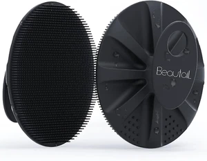 Silicone Body Scrubber Shower Bath Wash Brush Gentle Exfoliating Scrub Cleansing - Picture 1 of 8
