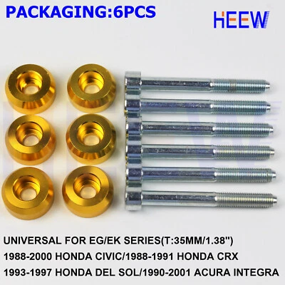 CONTROL ARM DRESS UP WASHERS LOWER FOR 88-00 CIVIC EG EK CRX 93-97 Del SOL 35MM - Image 1 of 4